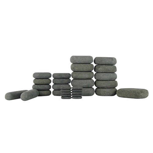 Basalt Hot Stone Set 32 Piece